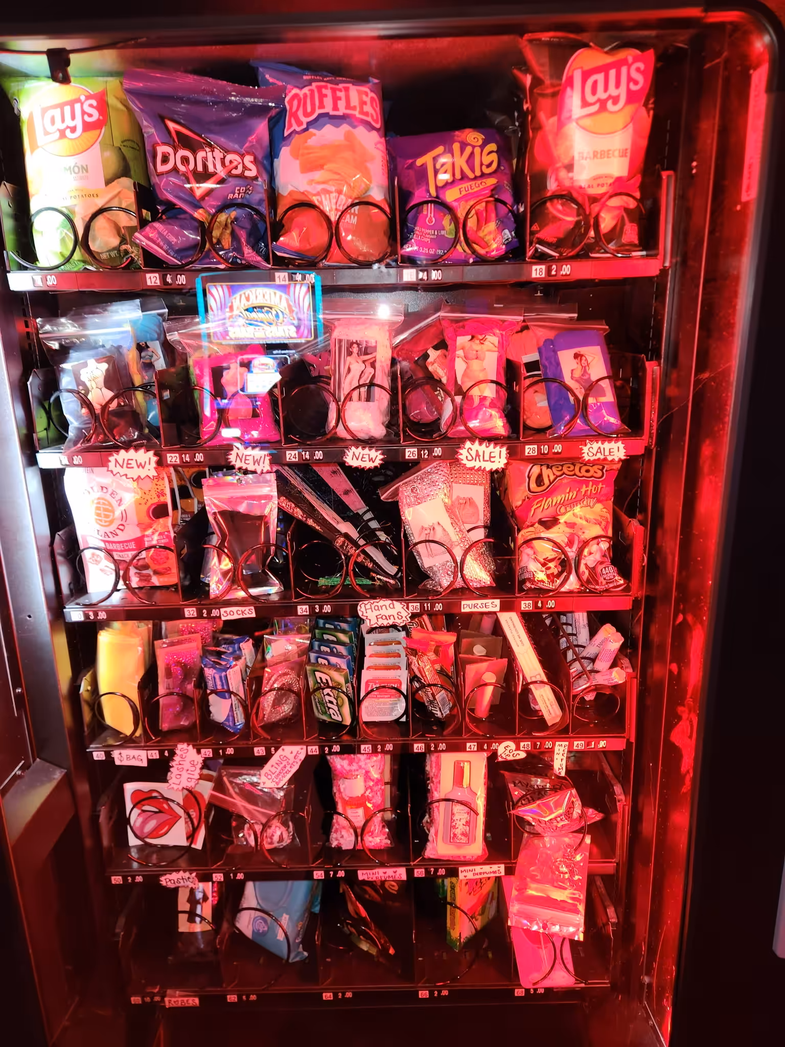 Machine installed in venue